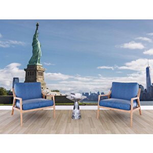 Özgürlük Heykeli Manzaralı Duvar Kağıdı - Dkb946007