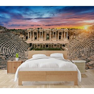 Efes Antik Kent Temalı Duvar Kağıdı - Dkm581034 425x240 cm