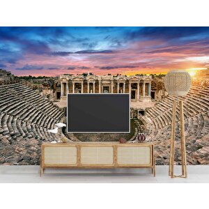 Efes Antik Kent Temalı Duvar Kağıdı - Dkm581086 100x300 cm