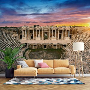 Efes Antik Kent Temalı Duvar Kağıdı - Dkm581089 225x300 cm