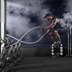 Spor Salonu-gym Duvar Kağıdı Baskı - Dkm213073 350x280 cm