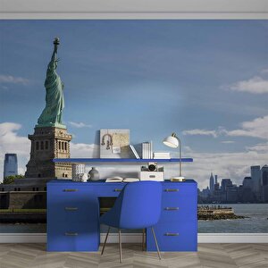 Özgürlük Heykeli Manzaralı Duvar Kağıdı - Dkb946049