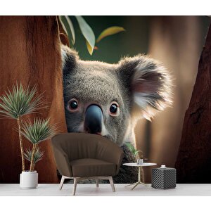 Koala Temalı Duvar Kağıdı - Dkm868106