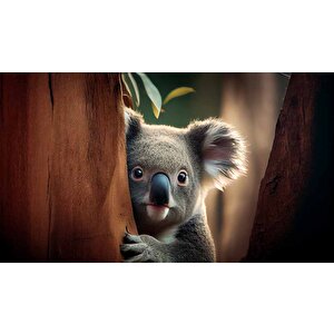 Koala Temalı Duvar Kağıdı - Dkm868066