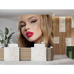 Kadın Kuaför Duvar Kağıdı Baskı - Dkm165059