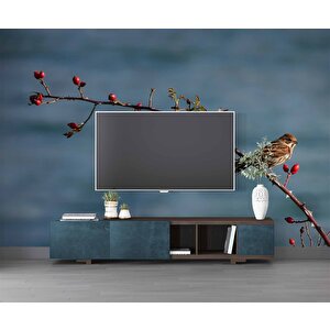 Gökyüzü Ve Kuş Manzaralı Duvar Kağıdı - Dkm742058 500x260 cm