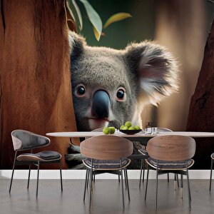 Koala Temalı Duvar Kağıdı - Dkm868001