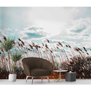 Buğday Tarlası Temalı Duvar Kağıdı - Dkm767045