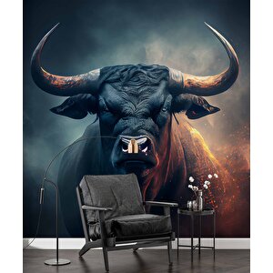 Boğa Temalı Duvar Kağıdı - Dkm590120
