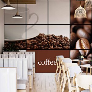 Cafe Için Duvar Kağıdı Baskı - Dkm257064 900x260 cm