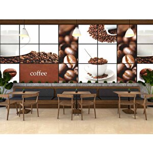 Cafe Için Duvar Kağıdı Baskı - Dkm257037 500x240 cm