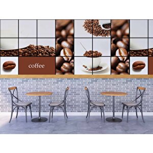 Cafe Için Duvar Kağıdı Baskı - Dkm257083