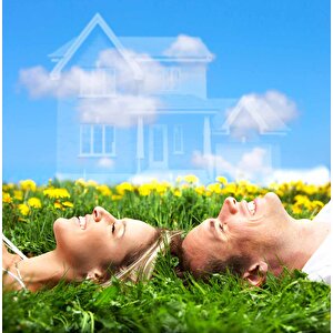 Mutlu Aile Gayrimenkul Emlak Ve Gayrimenkul Duvar Kağıdı Baskı - Dkm320074