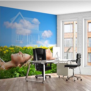 Mutlu Aile Gayrimenkul Emlak Ve Gayrimenkul Duvar Kağıdı Baskı - Dkm320011