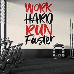 Yazı Temalı Spor Salonu Duvar Kağıdı Baskı - Dkm211053 375x260 cm