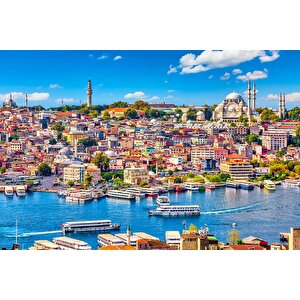 İstanbul Eminönü Manzaralı Duvar Kağıdı - Dkm765091