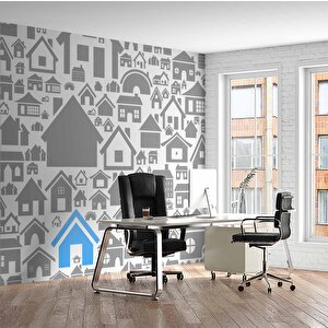 Ev Suliyetli Emlak Temalı Duvar Kağıdı Baskı - Dkm133100 500x300 cm