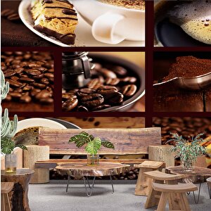 Cafe Ve Restaurant Duvar Kağıdı Baskı - Dkm258041 700x240 cm