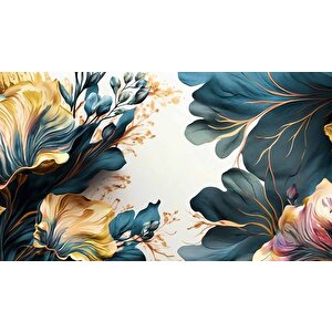 Soft Yaprak Temalı Duvar Kağıdı - Dkm487069