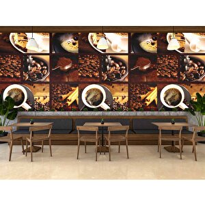 Cafe Ve Restaurant Duvar Kağıdı Baskı - Dkm258019 600x200 cm