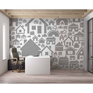 Ev Suliyetli Emlak Temalı Duvar Kağıdı Baskı - Dkm133078 475x280 cm