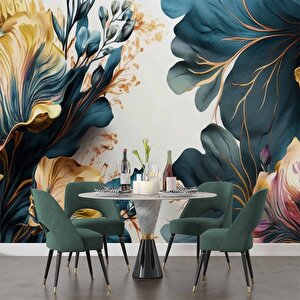 Soft Yaprak Temalı Duvar Kağıdı - Dkm487003