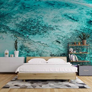 Şeffaf Deniz Manzaralı Duvar Kağıdı - Dkm589091 275x300 cm