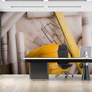 Baret Terazi Gayrimenkul Emlak Ve Gayrimenkul Duvar Kağıdı Baskı - Dkm321106 900x300 cm