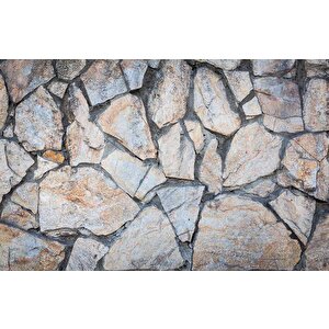 3 Boyutlu Kesme Taş Temalı Duvar Kağıdı - Dkm667062