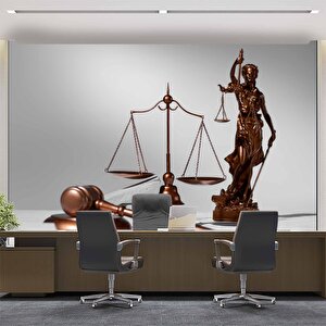 Eşitlik Temalı Hukuk Duvar Kağıdı Baskı - Dkm147038 525x240 cm