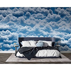 Gökyüzü Bulut Manzaralı Duvar Kağıdı - Dkm647001 100x100 cm