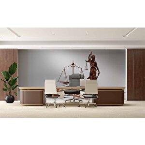 Eşitlik Temalı Hukuk Duvar Kağıdı Baskı - Dkm147042 800x240 cm