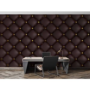 3 Boyutlu Deri Desenli Duvar Kağıdı Baskı - Dkm105001