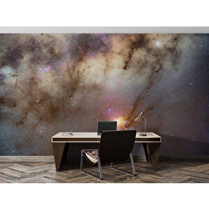 Simli Görünümlü Mermer Deseni Duvar Kağıdı - Dkm467001