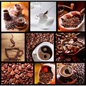 Kahveli Duvar Kağıdı Posterleri Cafe Duvar Kağıdı Baskı - Dkb283124