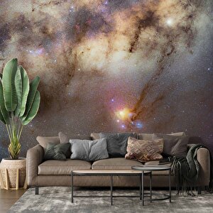 Simli Görünümlü Mermer Deseni Duvar Kağıdı - Dkm467004 200x200 cm