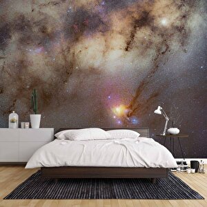 Simli Görünümlü Mermer Deseni Duvar Kağıdı - Dkm467121 500x315 cm