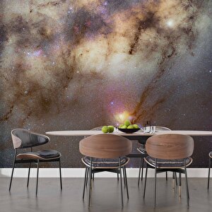 Simli Görünümlü Mermer Deseni Duvar Kağıdı - Dkm467121