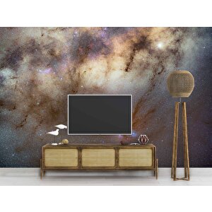 Simli Görünümlü Mermer Deseni Duvar Kağıdı - Dkm467048 250x260 cm