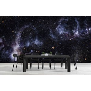 Galaksi Yıldızlar Manzaralı Duvar Kağıdı Baskı - Dkm508116