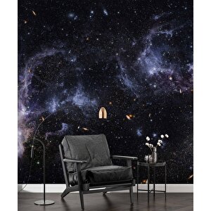 Galaksi Yıldızlar Manzaralı Duvar Kağıdı Baskı - Dkm508116