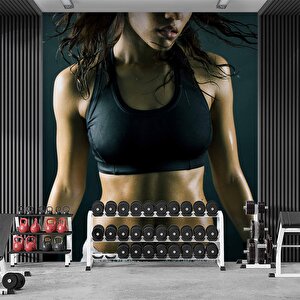 Kadın Spor Salonu Duvar Kağıdı - Dkm343028 275x240 cm