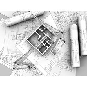 Mimari Apartman Gayrimenkul Emlak Ve Gayrimenkul Duvar Kağıdı Baskı - Dkm330001