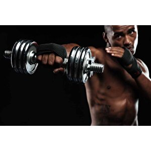 Güçlü Erkek Temalı Spor Salonu Duvar Kağıdı Baskı - Dkm206110