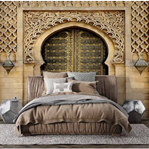 Tarihi Cami Kapısı Duvar Kağıdı - Dkm701059 525x260 cm