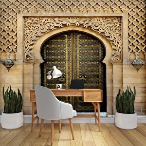 Tarihi Cami Kapısı Duvar Kağıdı - Dkm701059