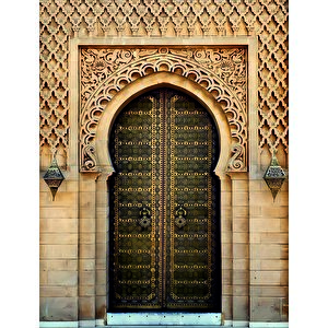 Tarihi Cami Kapısı Duvar Kağıdı - Dkm701046