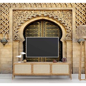 Tarihi Cami Kapısı Duvar Kağıdı - Dkm701107 100x315 cm