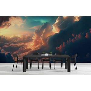 Bulut Manzaralı Duvar Kağıdı - Dkm483097
