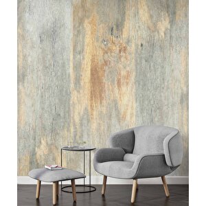 Açık Tonlu Tahta Dokulu Duvar Kağıdı - Dkm643098